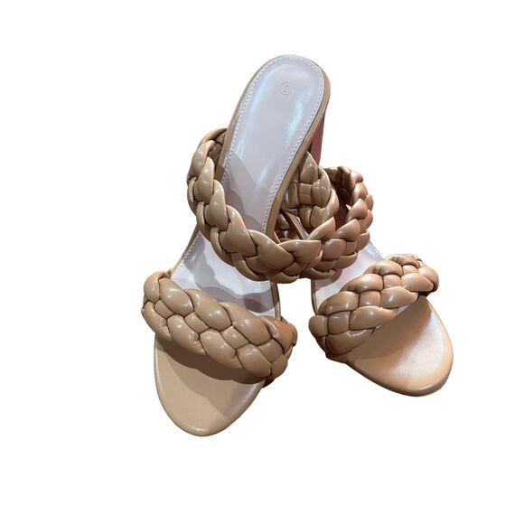 Trish Lucia Heeled Slides, Size 9 - Picture 2 of 6